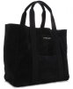 Bőr táska shopper bag Vittoria Gotti fekete V8252